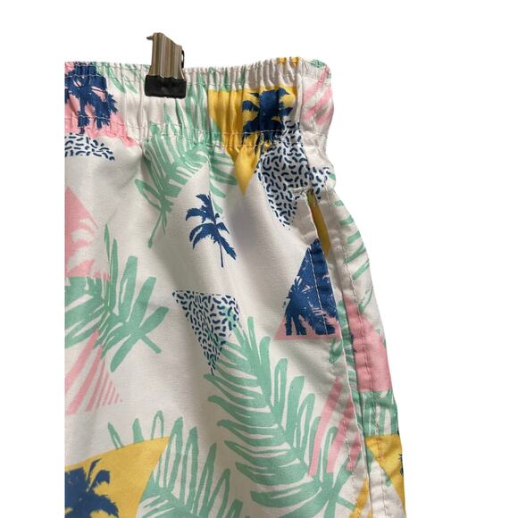 Free Planet Neon Tropical Swim Trunks - Men's Size XL - Picture 3 of 6